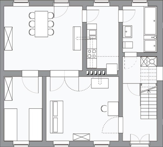 Ferienwohnung in Barhöft - Lotsenwohnung - Bild 5