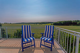 Ferienwohnung in Bastorf - Haus Mare - Sonnenbalkon mit Blick ins Grüne