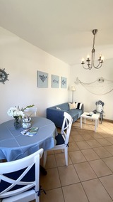 Ferienwohnung in Heringsdorf - Sonnenschein FeWo 1 - Wohnbereich Ferienwohnung in Heringsdorf - Sonnenschein FeWo 1 - Wohnbereich