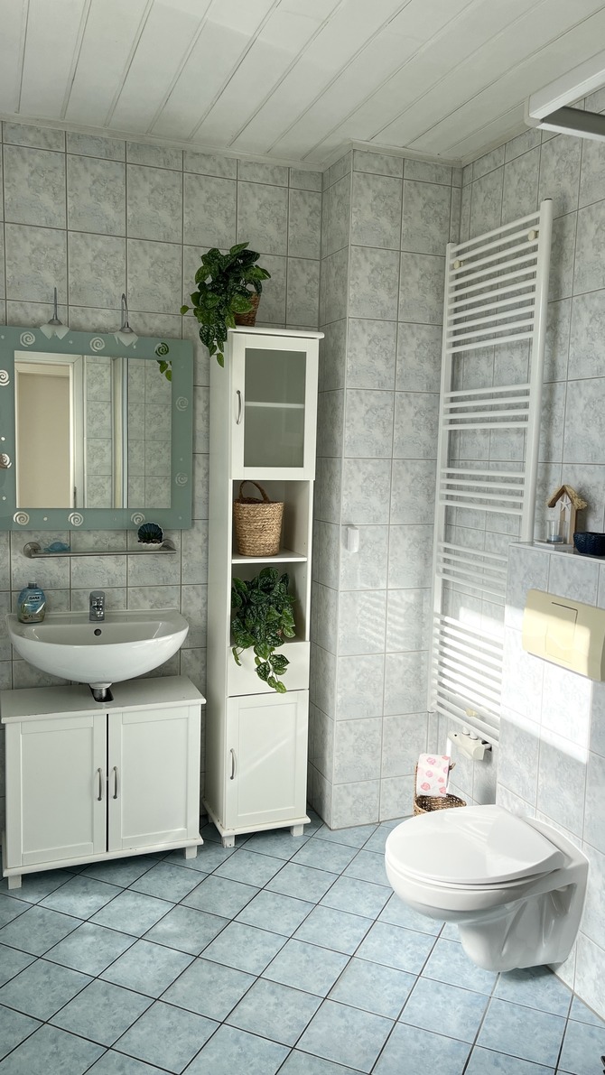 Ferienwohnung in Heringsdorf - Sonnenschein FeWo 1 - Badezimmer Ferienwohnung in Heringsdorf - Sonnenschein FeWo 1 - Badezimmer