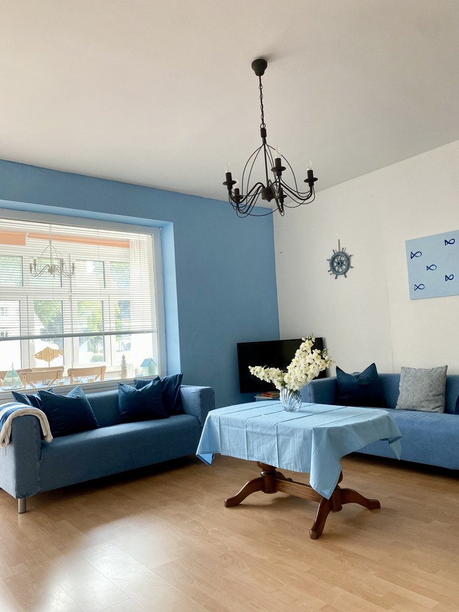 Ferienwohnung in Heringsdorf - Sonnenschein FeWo 2 - Wohnzimmer Ferienwohnung in Heringsdorf - Sonnenschein FeWo 2 - Wohnzimmer