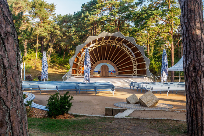 Ferienhaus in Trassenheide - Feriendomizil Kränicke - Konzertmuschel von Trassenheide