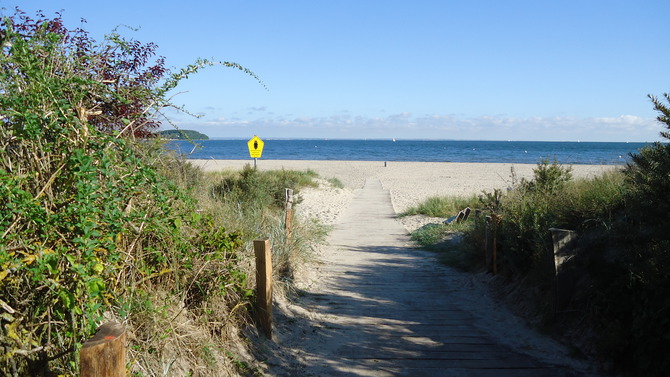 Ferienwohnung in Feldhusen - Diana EG Terrasse - Strand