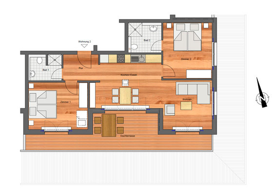 Ferienwohnung in Neustadt - Südstrand II - Bild 9