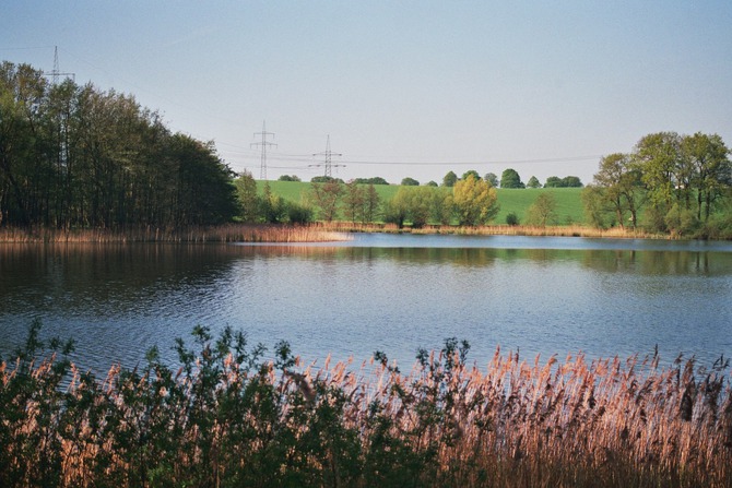 Ferienwohnung in Sildemow - Seeperle - Blick auf den Sildemower See 5 Min zu Fuß