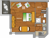 Ferienwohnung in Neustadt - ancora Marina Haus 2 Nr. 01, Typ 1 - Bild 7