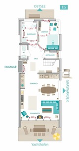 Ferienhaus in Heiligenhafen - Ostsee - Reetdachhaus Nr. 40 "Utkiek" im Strand Resort - Bild 25