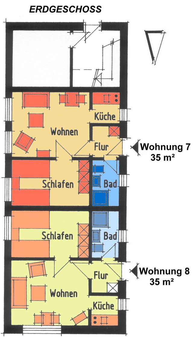 Ferienwohnung in Fehmarn OT Meeschendorf - Kleingarn - "Meeresblick" Nr. 8 - Bild 6