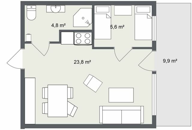 Ferienwohnung in Schönberger Strand - Riemann, Rainer: "Haus Panorama", App. 14 - Bild 13