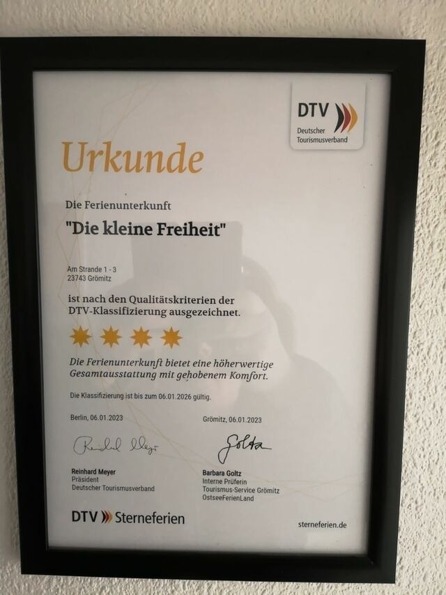 Ferienwohnung in Gr&ouml;mitz - Die kleine Freiheit**** Gr&ouml;mitz Center - Unmittelbare Strandlage mit allem Komfort - Bild 8
