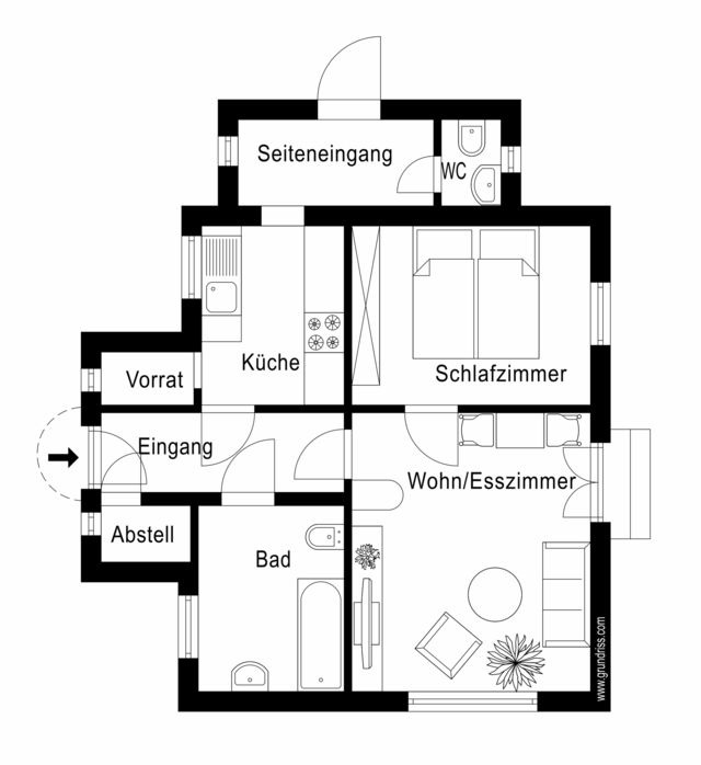 Ferienhaus in Gelting - Fürstenhäuschen - Schloss Gelting - Bild 11