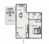 Ferienwohnung in Gr&ouml;mitz - Kabine 04 - Bild 19