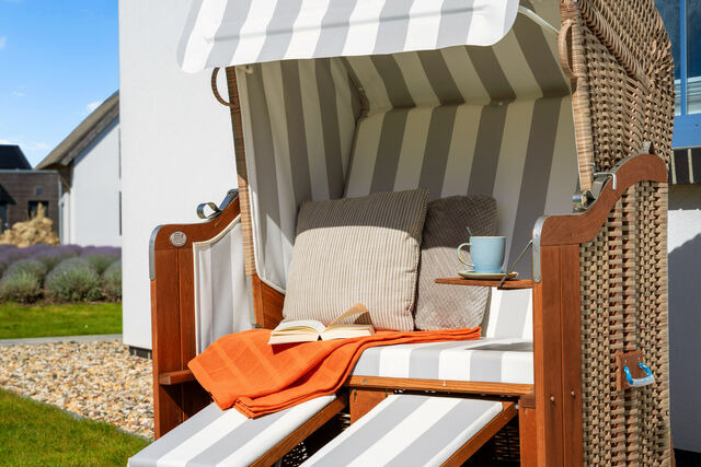 Ferienhaus in Dranske - Rügenzauber Reetdachhaus mit Sauna u. Kamin | Strandnähe | Garten - Bild 25