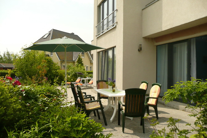 Ferienwohnung in Börgerende - Appartement 1 - Familiensuite - 30qm Terrasse