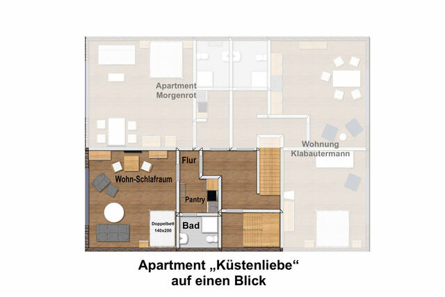 Ferienwohnung in Wendtorf - Ap. K&uuml;stenliebe - Haus Nordlichter - Bild 7