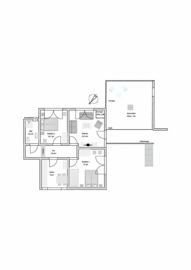 Ferienwohnung in Grömitz - Haus Seepferdchen - Whg. 6 - Bild 12