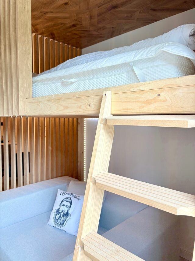 Ferienwohnung in Gr&ouml;mitz - MEERBLICKBUTZE by Bretterbutze Gr&ouml;mitz - Sitzfenster & Meerblick - Bild 12