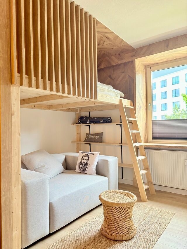 Ferienwohnung in Gr&ouml;mitz - MEERBLICKBUTZE by Bretterbutze Gr&ouml;mitz - Sitzfenster & Meerblick - Bild 16