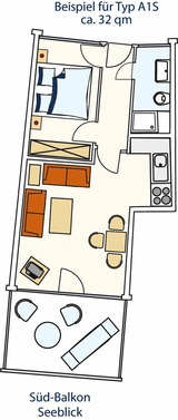 Ferienwohnung in Gr&ouml;mitz - Strandidyll, 50 - Typ A1S - Bild 17