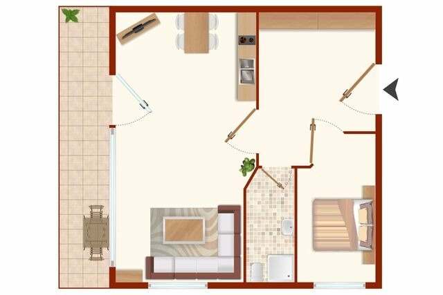 Ferienwohnung in Laboe - F&ouml;rdeblick Nr. 55 - Bild 25
