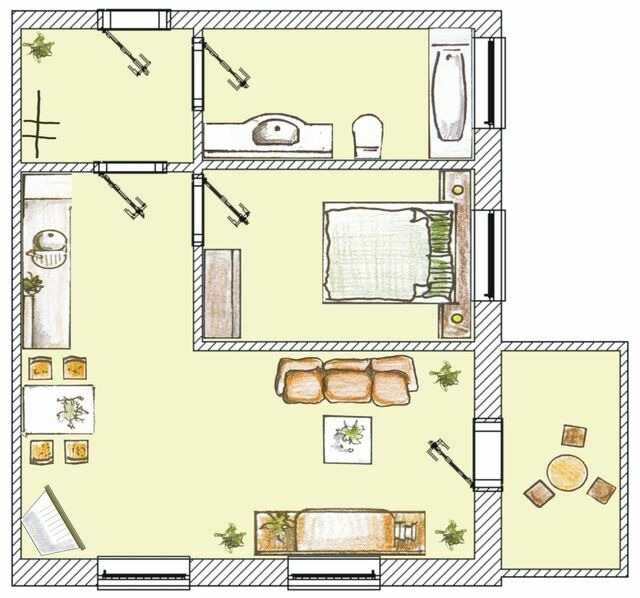 Ferienwohnung in Ahlbeck - (Brise) Villa Luna App. 04 - Bild 14