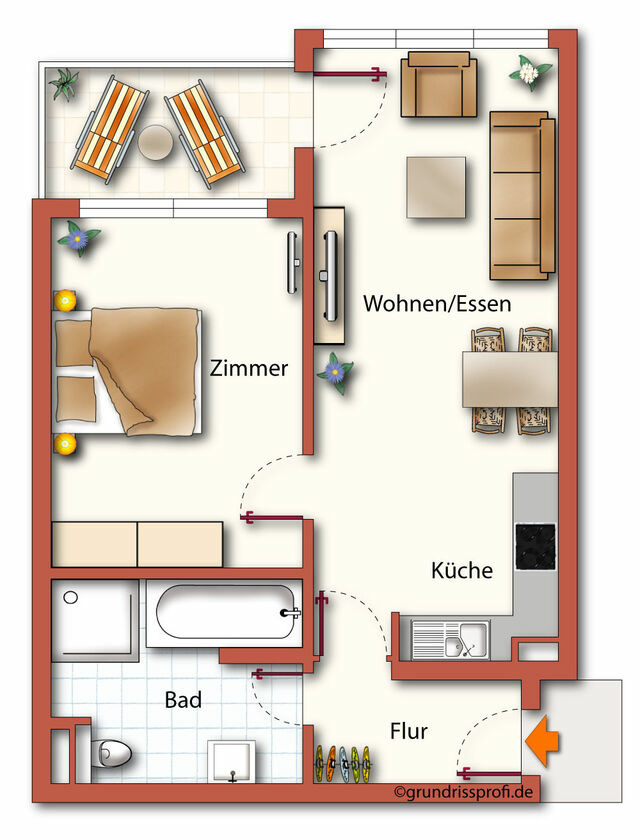 Ferienwohnung in Ahlbeck - (Brise) Strandresidenz Else Marie App. 3.4 - Bild 19