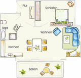 Ferienwohnung in Seebad Heringsdorf - (Brise) Villa Madeleine App. 10 - Bild 15