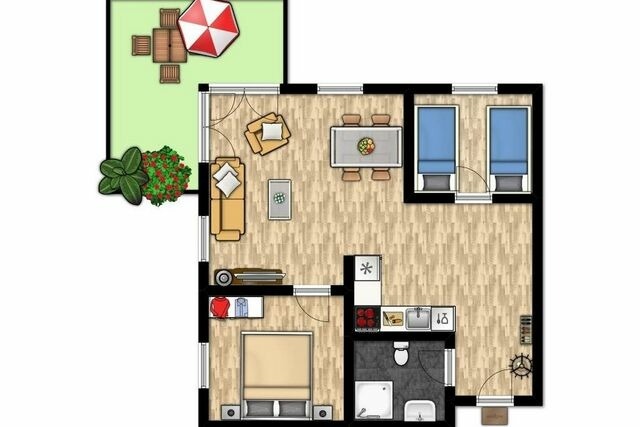 Ferienwohnung in Boltenhagen - Hanseresidenz I Whg. 06 - Bild 15